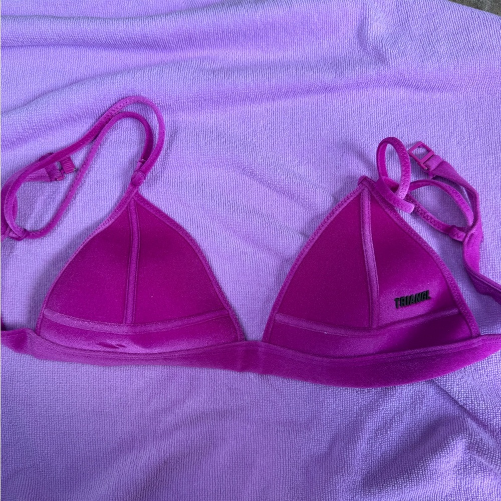 Triangl Swimwear Women's Purple Triangle Bralette